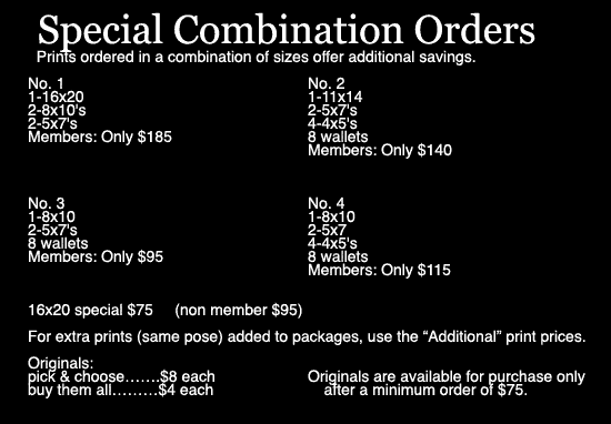 Special Combination Orders